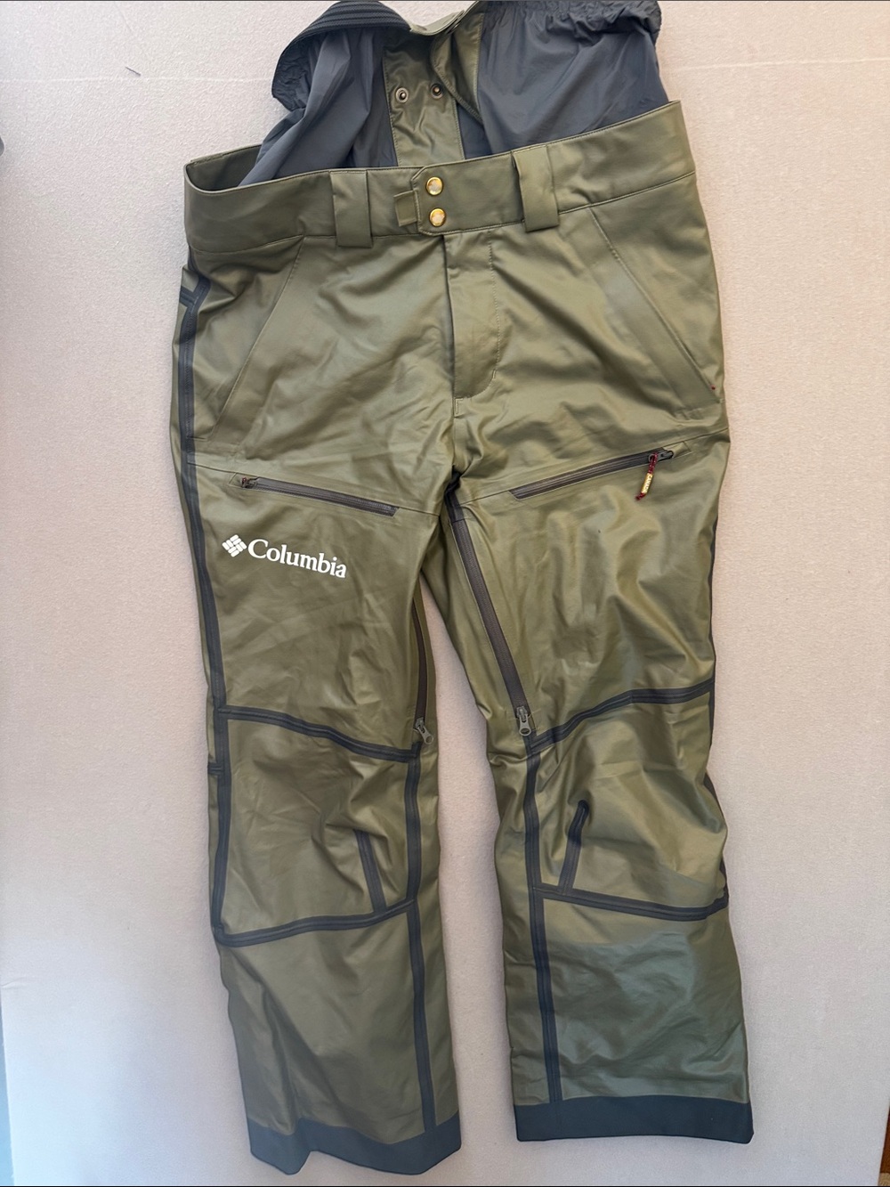 Columbia 2018 Team Canada Freestyle Ski Pants Olympic Program Rare